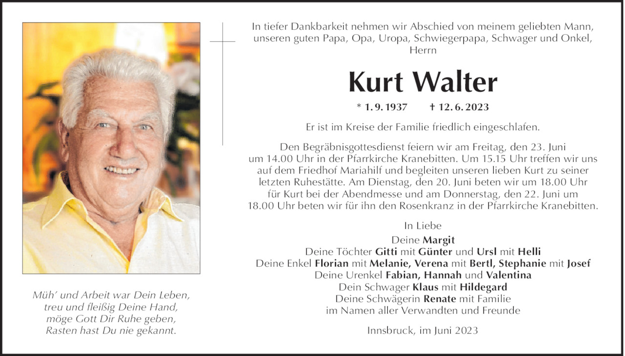 Kurt Walter Bild