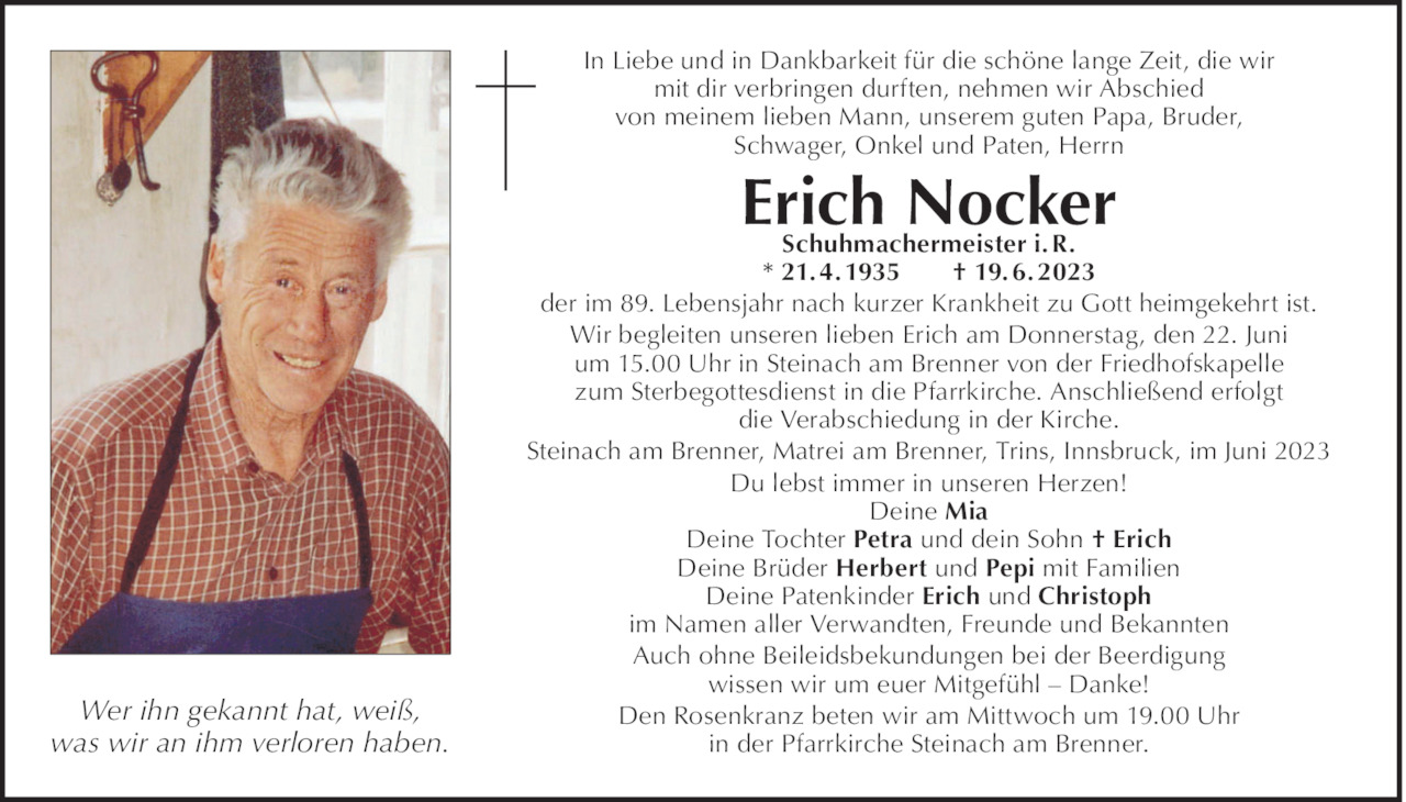 Erich Nocker Bild