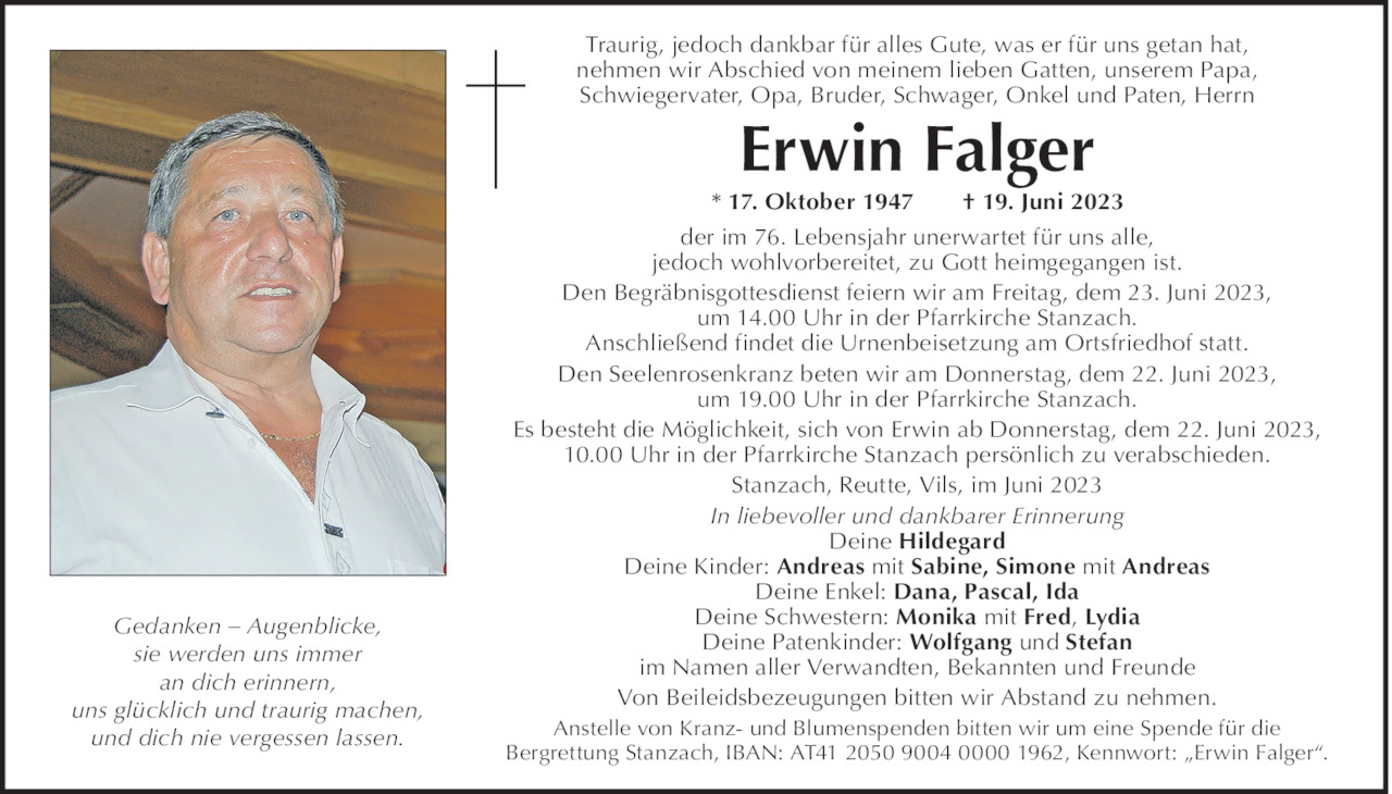 Erwin Falger Bild