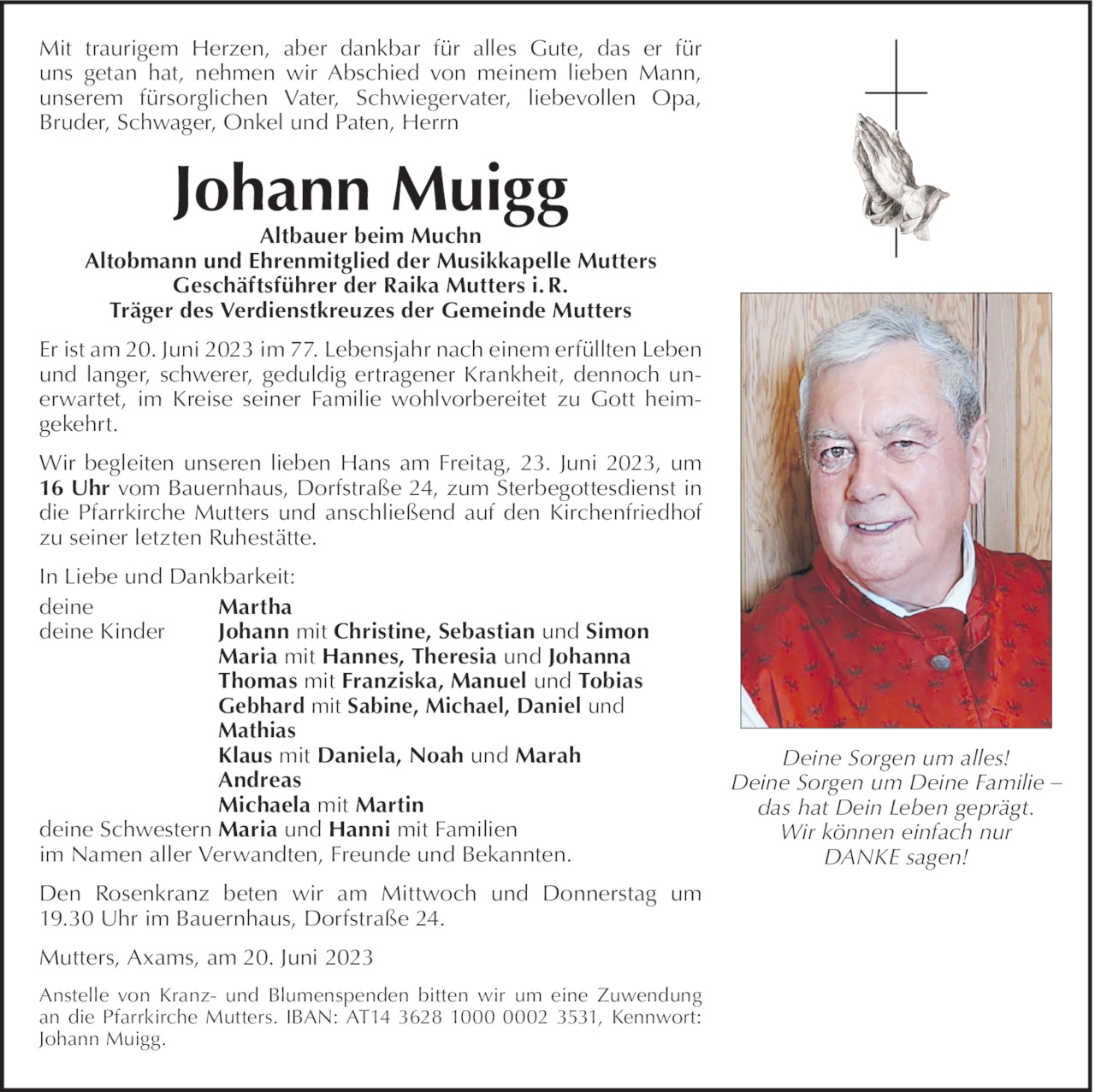 Johann Muigg Bild