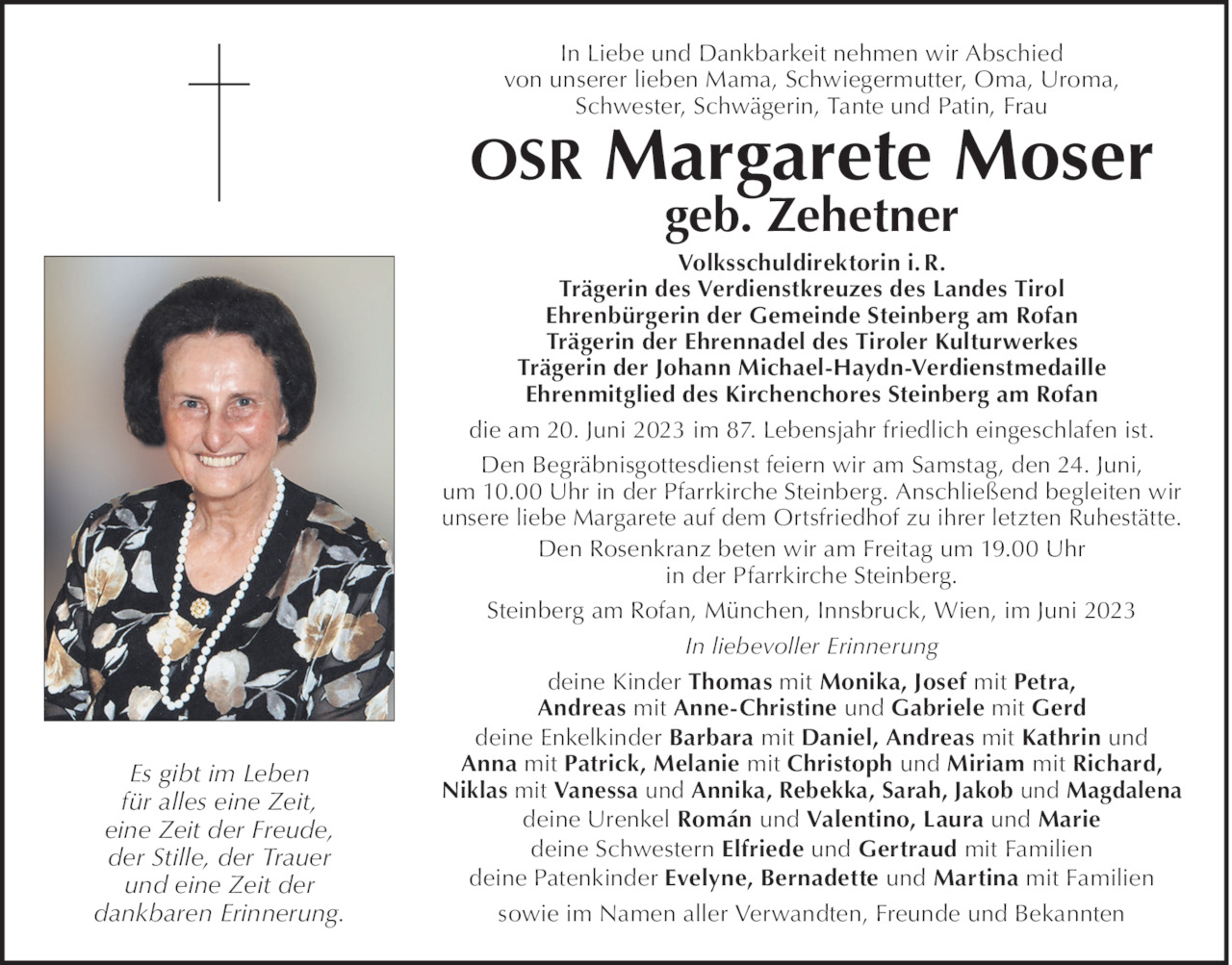 Margarethe Moser Bild