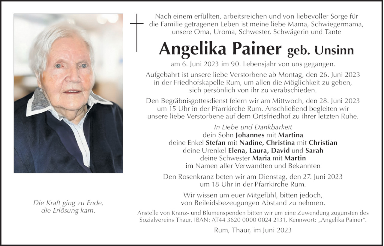 Angelika Painer Bild
