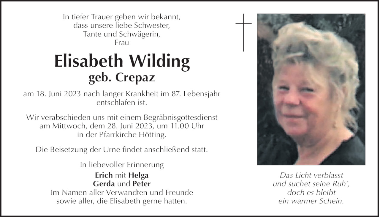 Elisabeth Wilding Bild