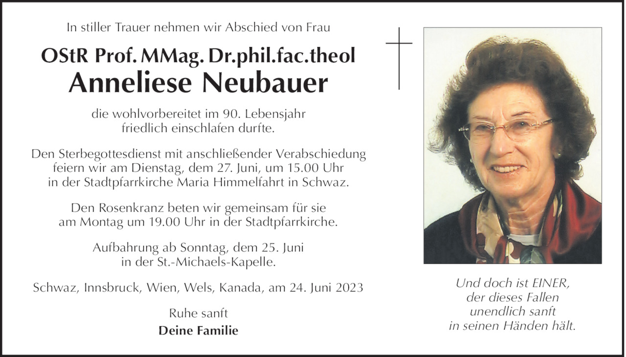 Anneliese Neubauer Bild