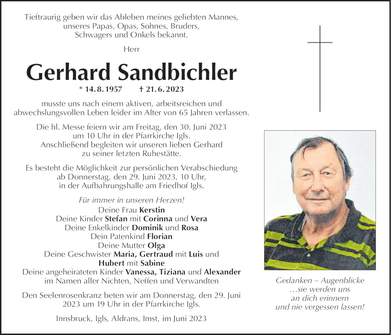 Gerhard Sandbichler Bild