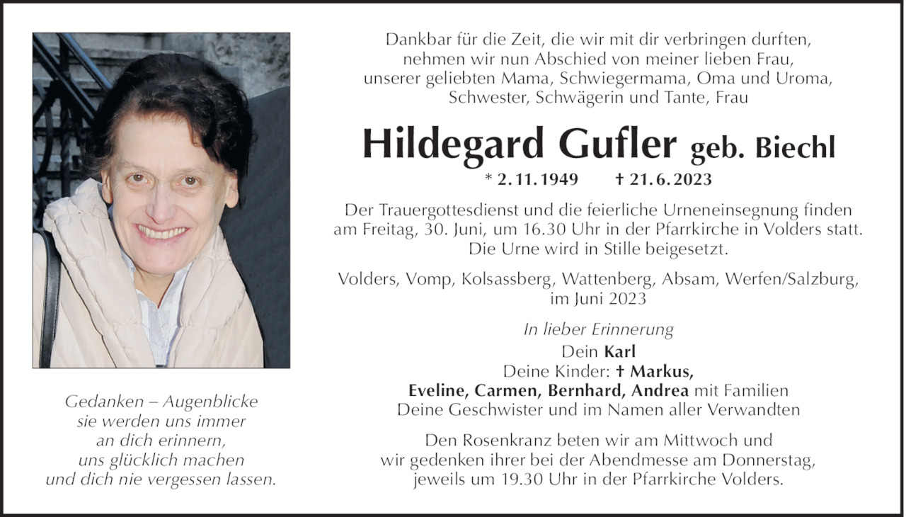 Hildegard Gufler Bild