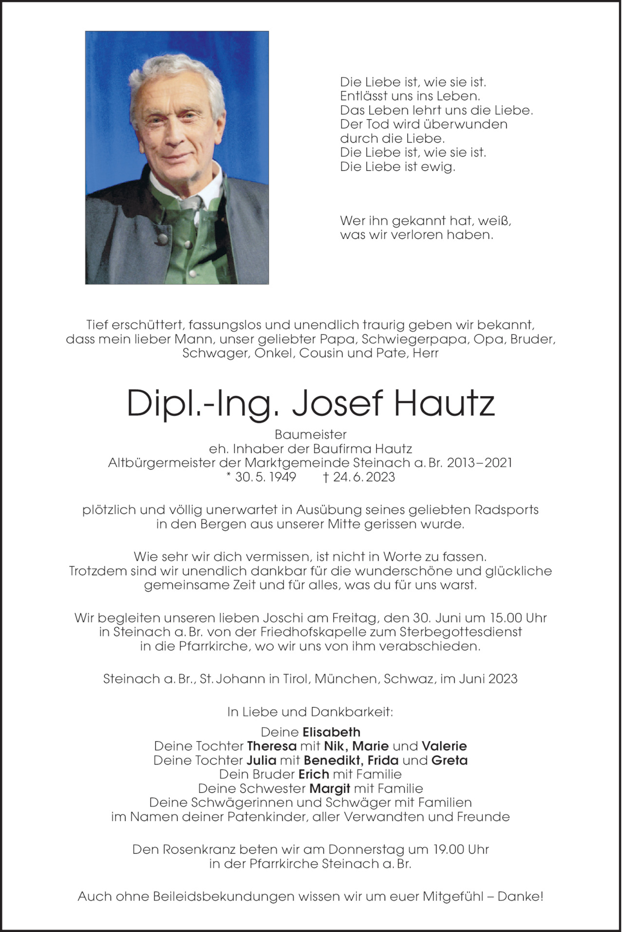 Josef Hautz Bild