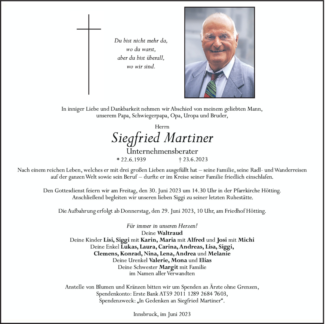 Siegfried Martiner Bild