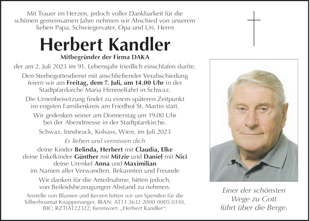 Herbert Kandler Bild