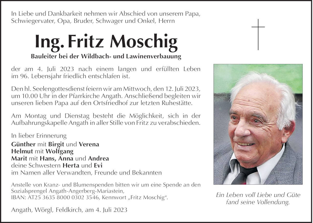 Fritz Moschig  Bild