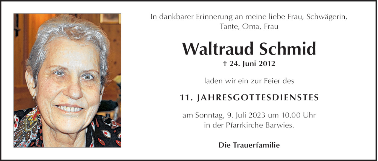 Waltraud Schmid Bild
