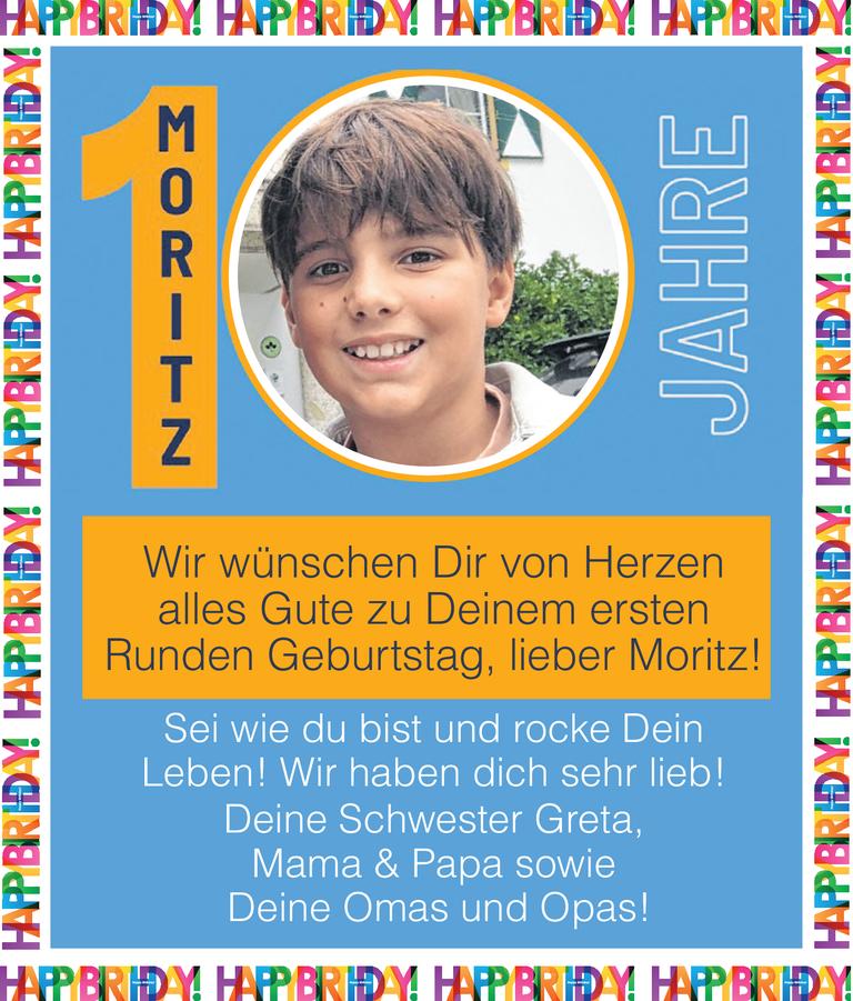 10. Geburtstag Moritz Bild