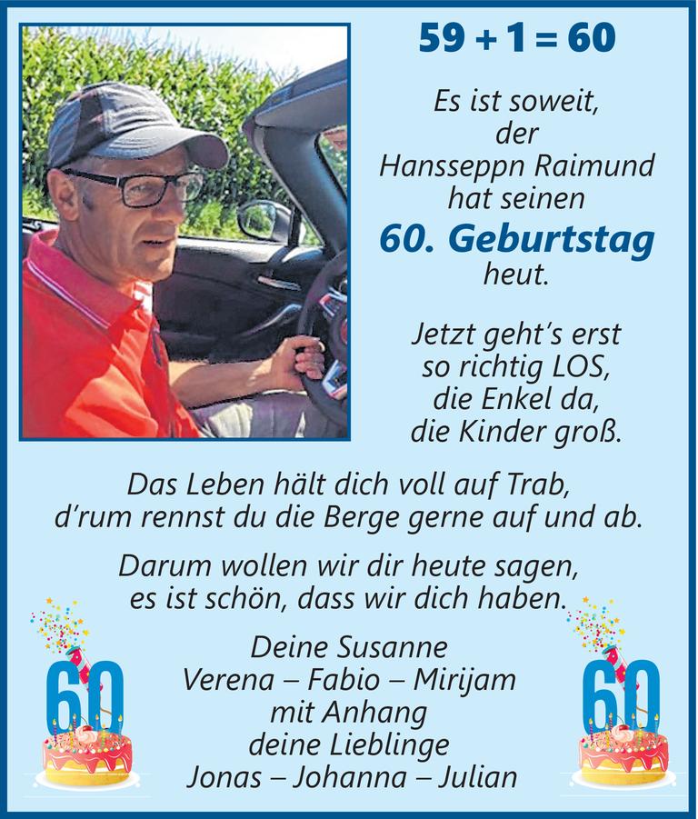 Raimund 60 Bild