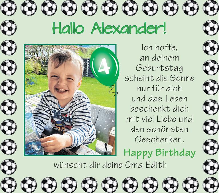 4. Geburtstag Alles Gute Bild
