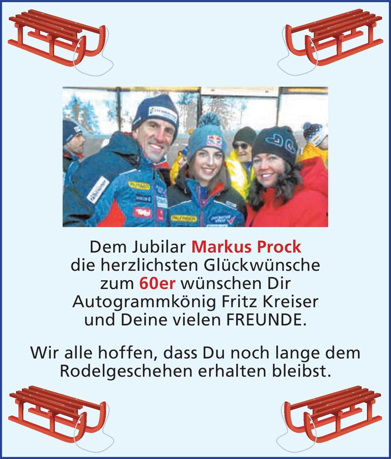 60. Geburtstag Markus Bild