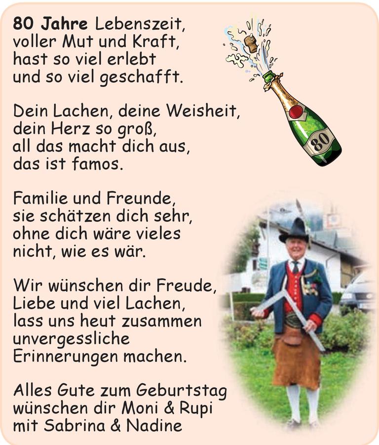 80. Geburtstag Opa Bild