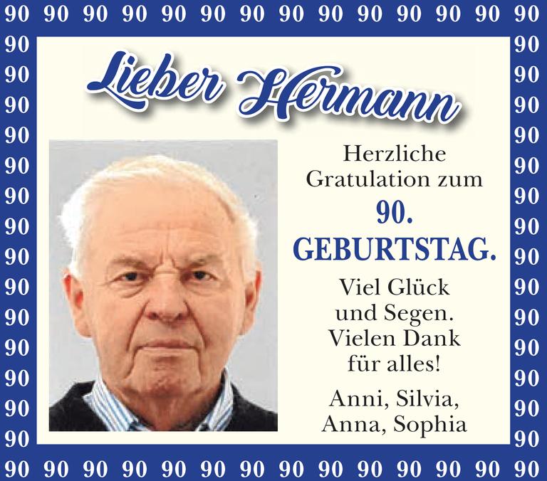 Hermann 90. Geburtstag Bild