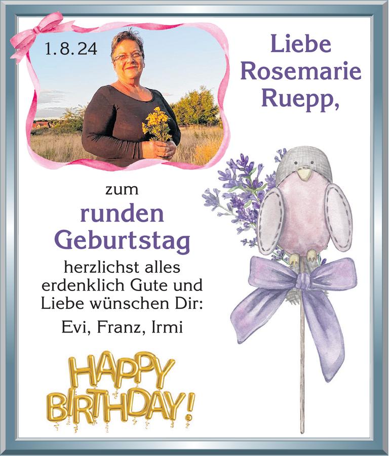 Rosemarie Geburtstag Bild