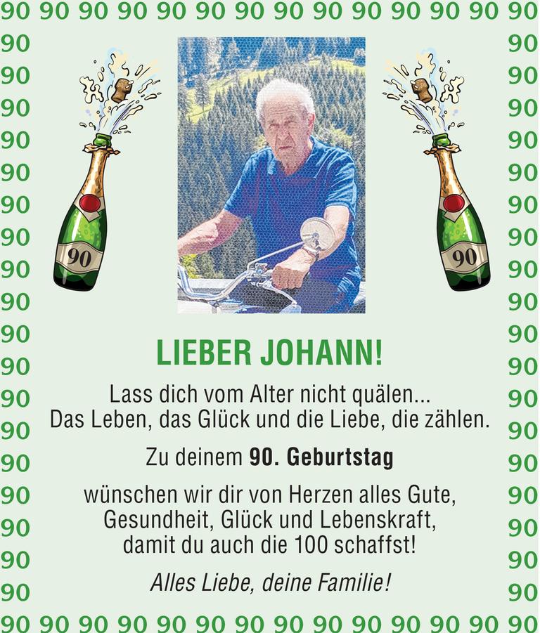 Johann 90. Geburtstag Bild