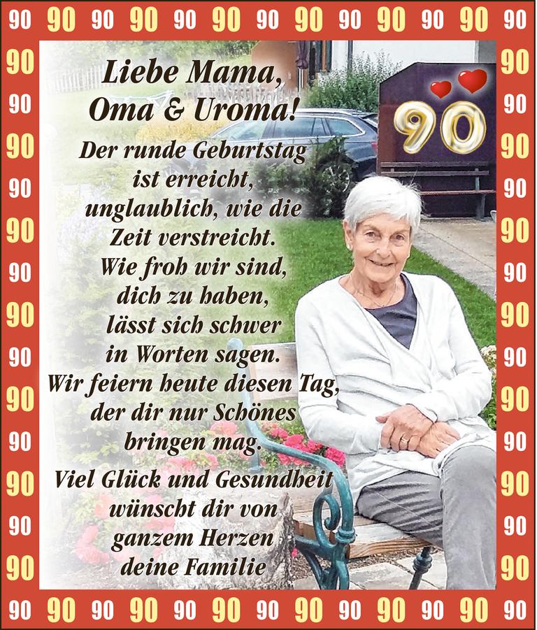 Oma 90 Bild