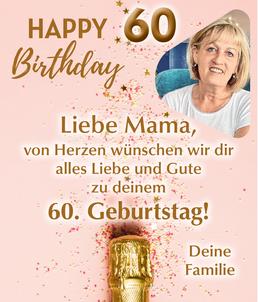 60. Geburtstag Bild