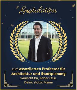 Gratulation zum Professor 