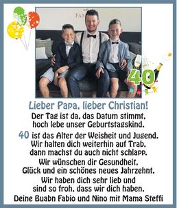 Christian 40 Bild