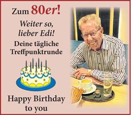 80. Geburtstag Bild