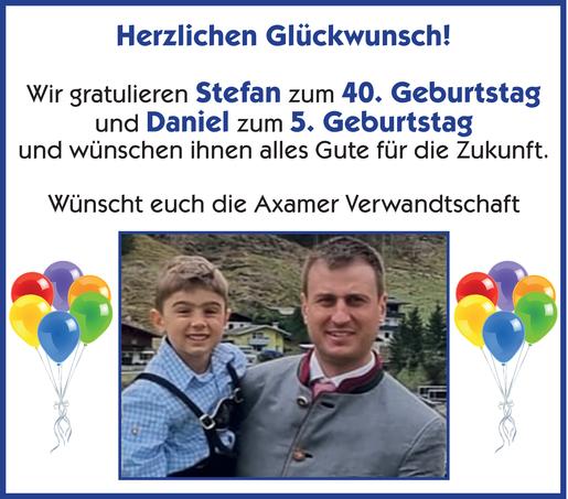 40. und 5. Geburtstag Bild