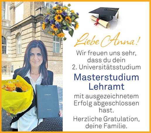 Anna Masterstudium Lehramt