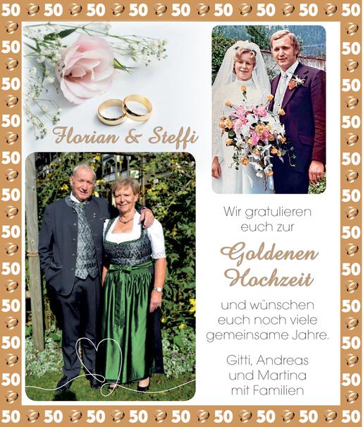 Goldene Hochzeit Bild