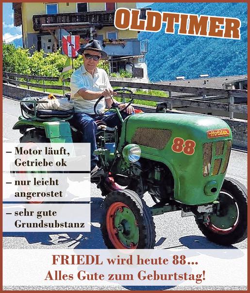 88. Geburtstag Friedl