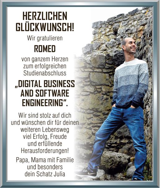 Wir gratulieren Romed Bild