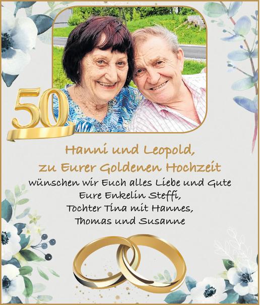 Goldene Hochzeit Bild