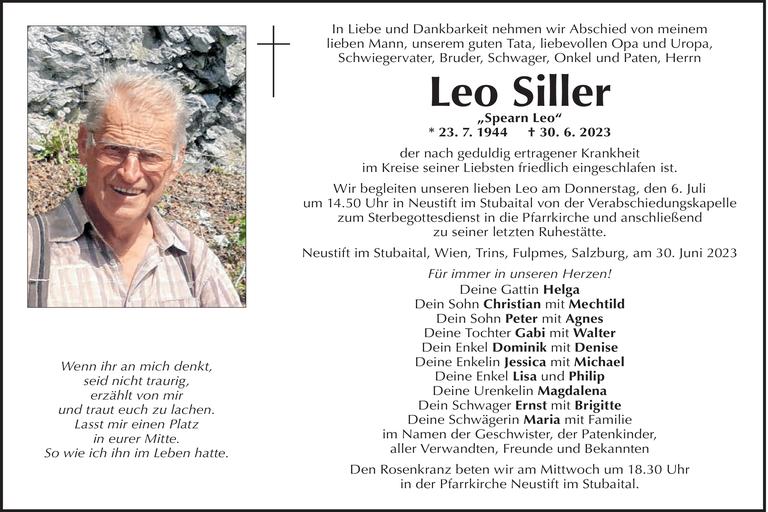 Leo Siller Bild
