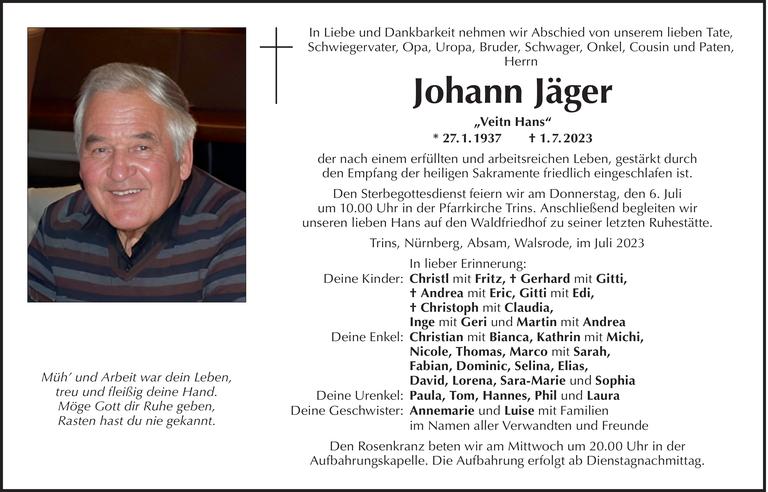 Johann Jäger Bild