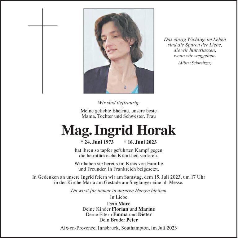 Ingrid Horak Bild