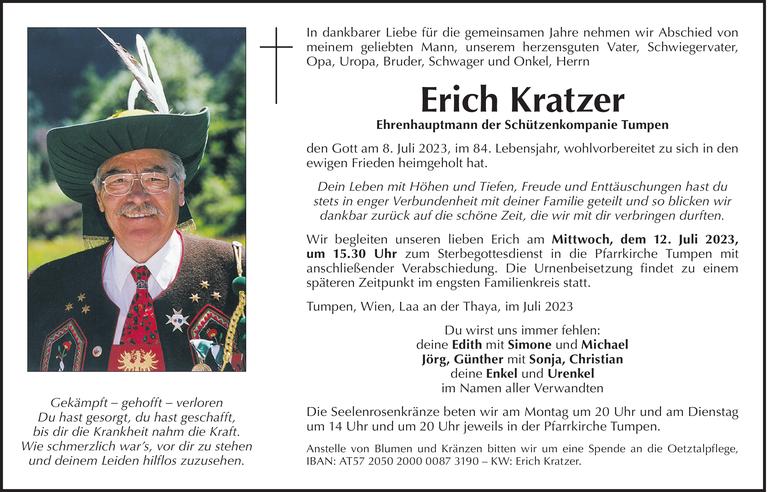 Erich Kratzer Bild