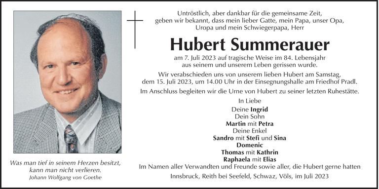 Hubert Summerauer Bild