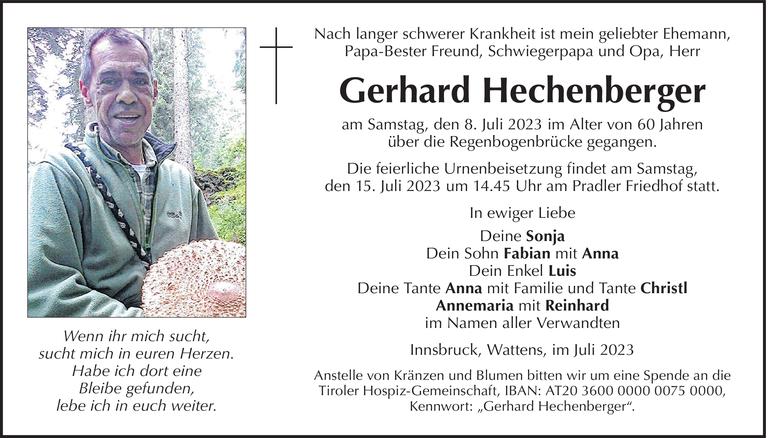 Gerhard Hechenberger Bild
