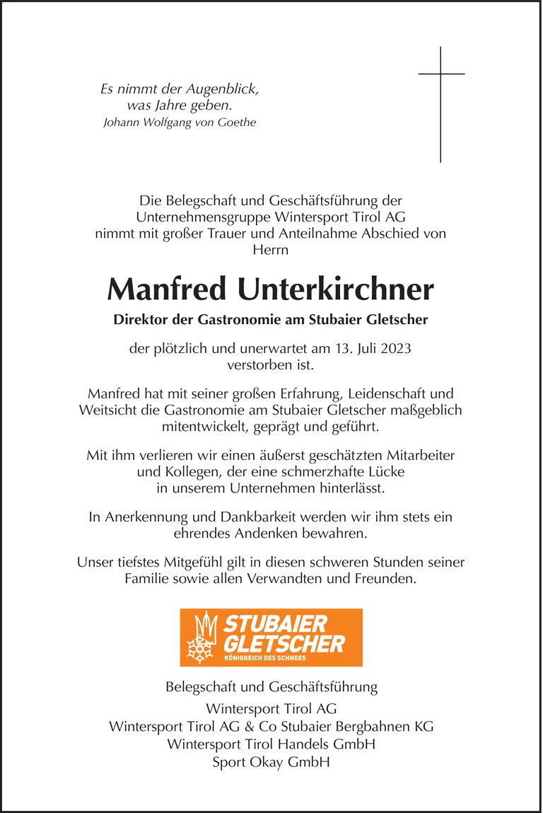 Manfred Unterkirchner Bild