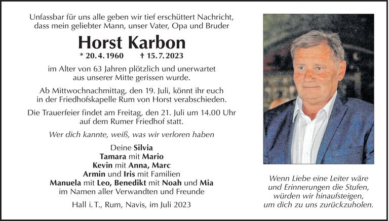 Horst Karbon Bild