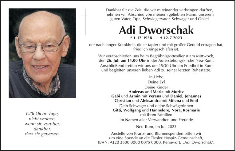 Adi Dworschak Bild