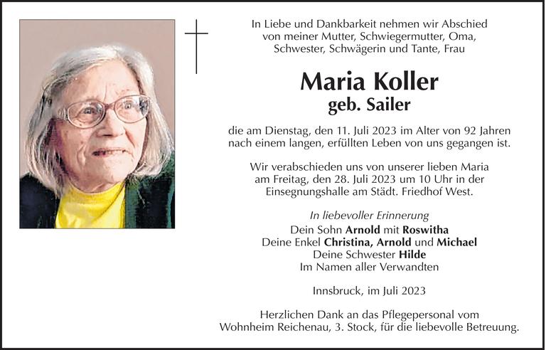 Maria Koller Bild