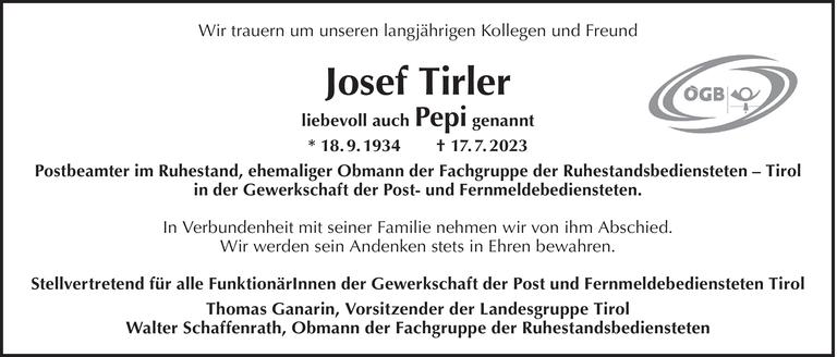 Josef Tirler Bild