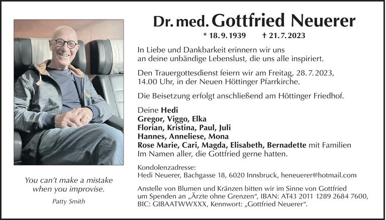 Gottfried Neuerer Bild