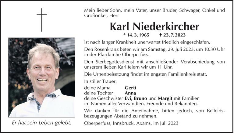Karl Niederkircher Bild