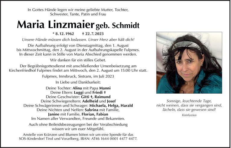 Maria Linzmaier Bild