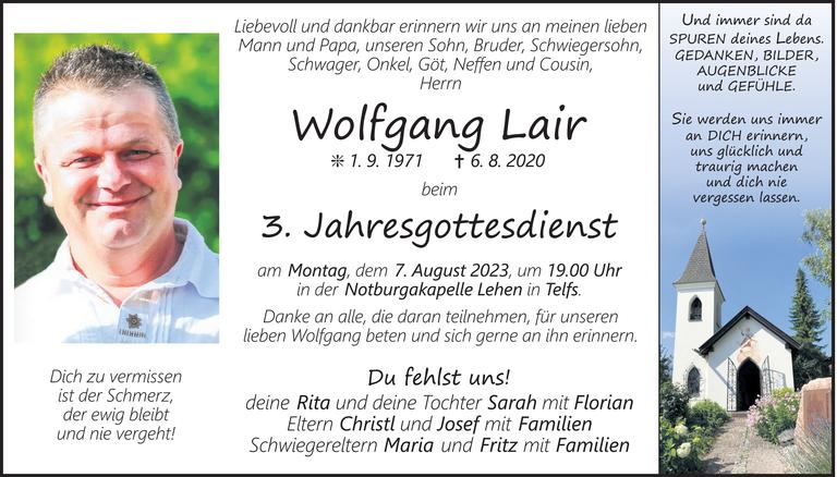 Wolfgang Lair Bild