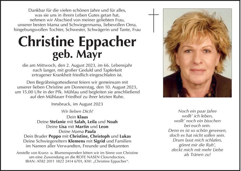 Christine  Eppacher Bild